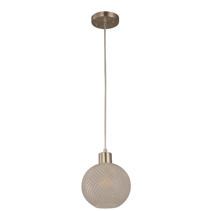 LAMP. COLGANTE TRANSPARENTE 1L E27 40W