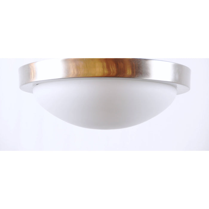 LAMP. TECHO NÍQUEL SATINADO 2L E27 60W