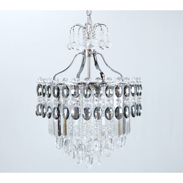 LAMP. TECHO CROMO 5L E14 40W