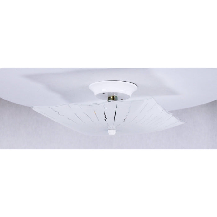 LAMP. TECHO BLANCO 2L E27 60W