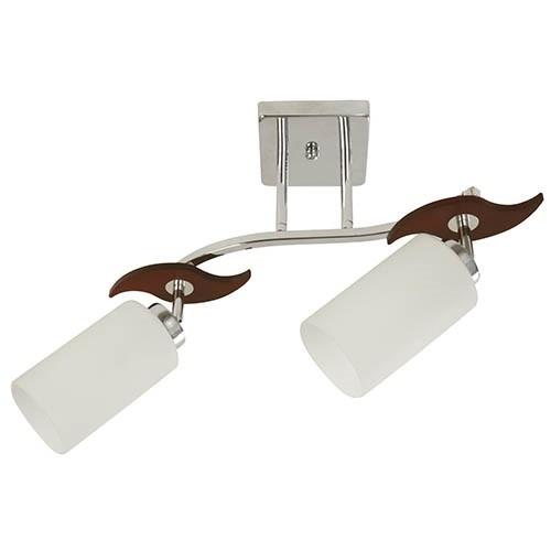 LAMP. TECHO CROMO 2L E27 60W