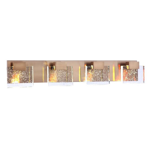 LAMP. LED DE PARED BRONCE SATINADO 28W 120V 3000K ATENUABLE