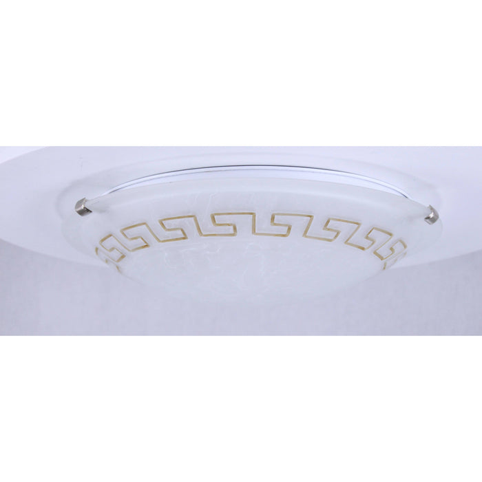 LAMP. TECHO NIQUEL SATINADO 1L E27 60W (N/B)