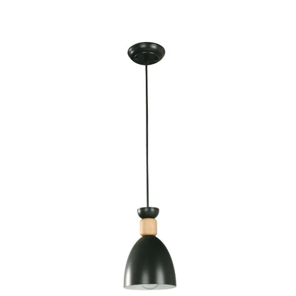 LAMP. COLGANTE NEGRO 1L E27 40W