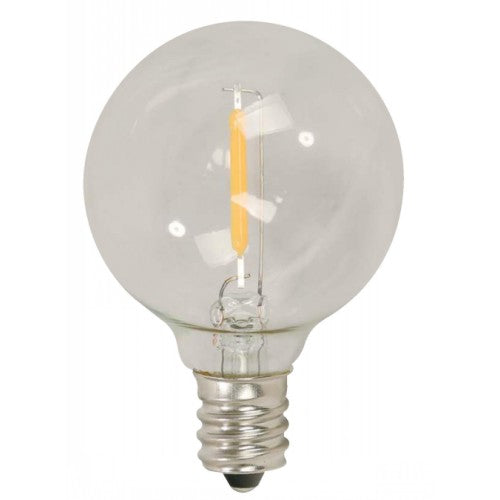 BOMBILLO LED FILAMENTO G40 E12 0.50W 3V 2700K