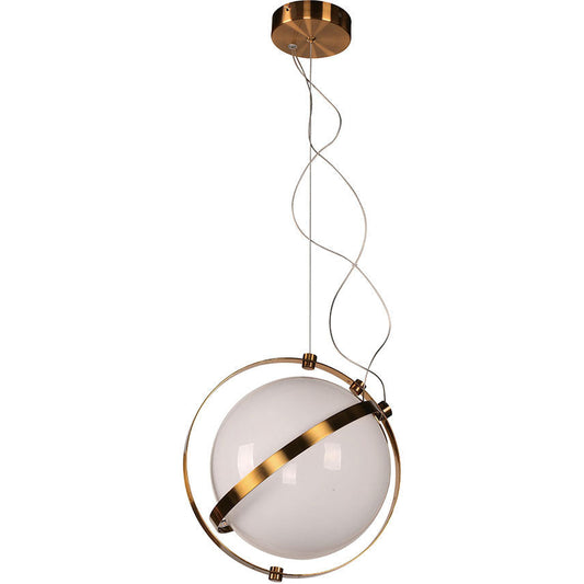 LAMP. TECHO DORADO 1L G9 15W (CON LUCES LED INCLUIDAS)