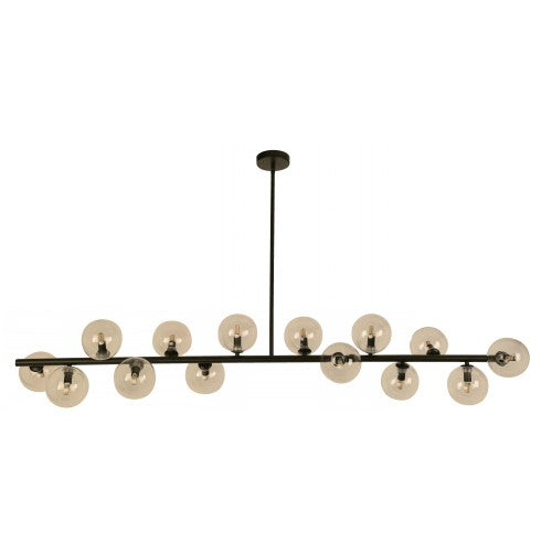 LAMP. TECHO NEGRO 14L G9 5W