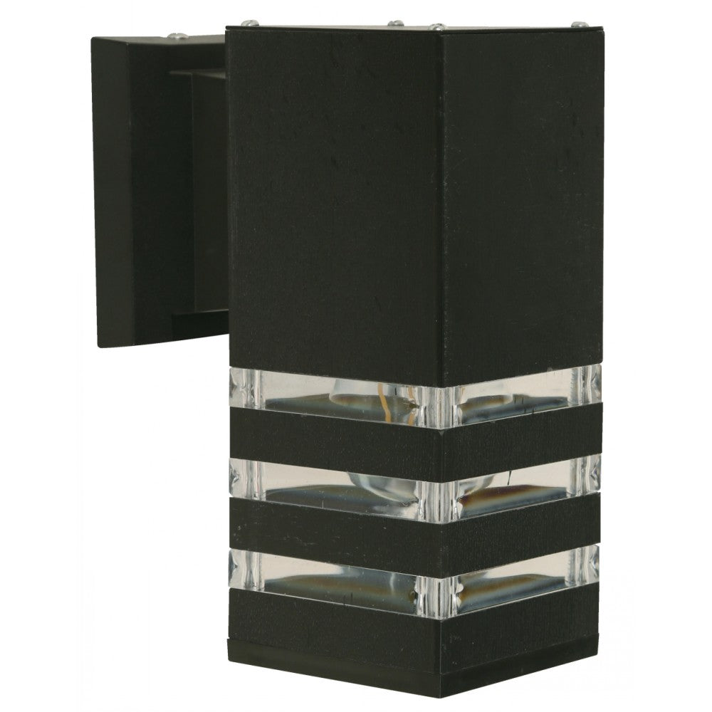 LAMP. EXT. PARED NEGRO 1L E27 10W