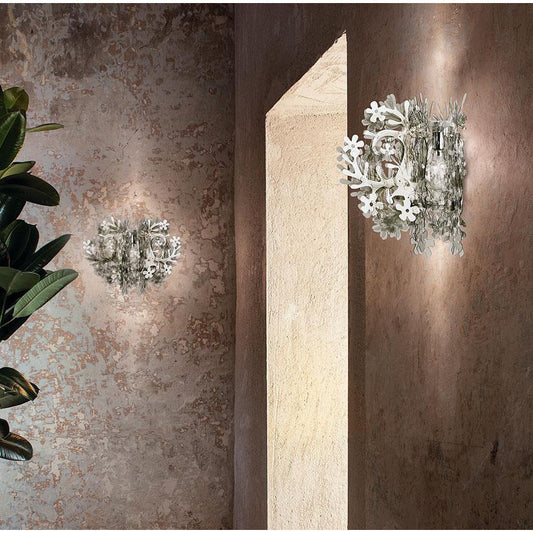 LAMP. PARED FIORELLA FUMÉ 1L E14 25W DIM