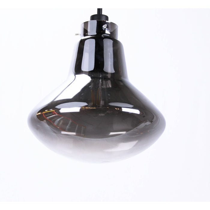 LAMP. COLGANTE NEGRO 1L E27 60W (BOMBILLO INCLUIDO)