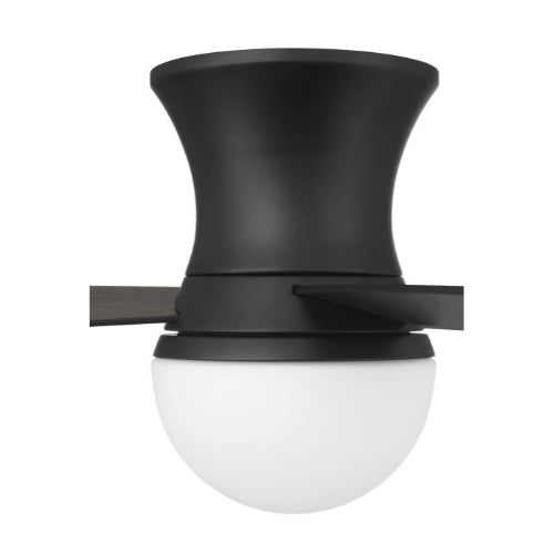 VENTILADOR LED DE TECHO WIFI NEGRO DC 52" 18W 120V 3000K