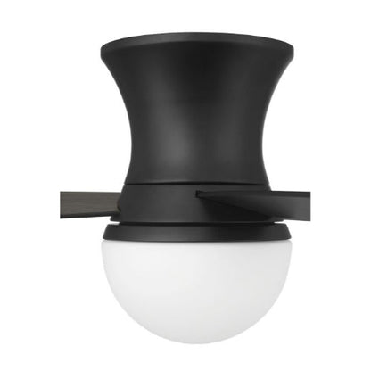 VENTILADOR LED DE TECHO WIFI NEGRO DC 52" 18W 120V 3000K