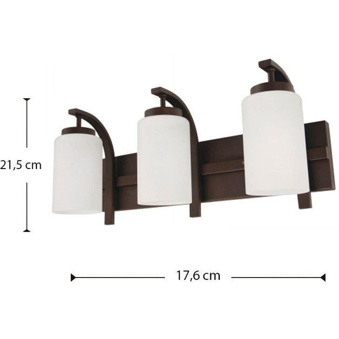 LAMP. PARED CHOCOLATE 3L E27 60W