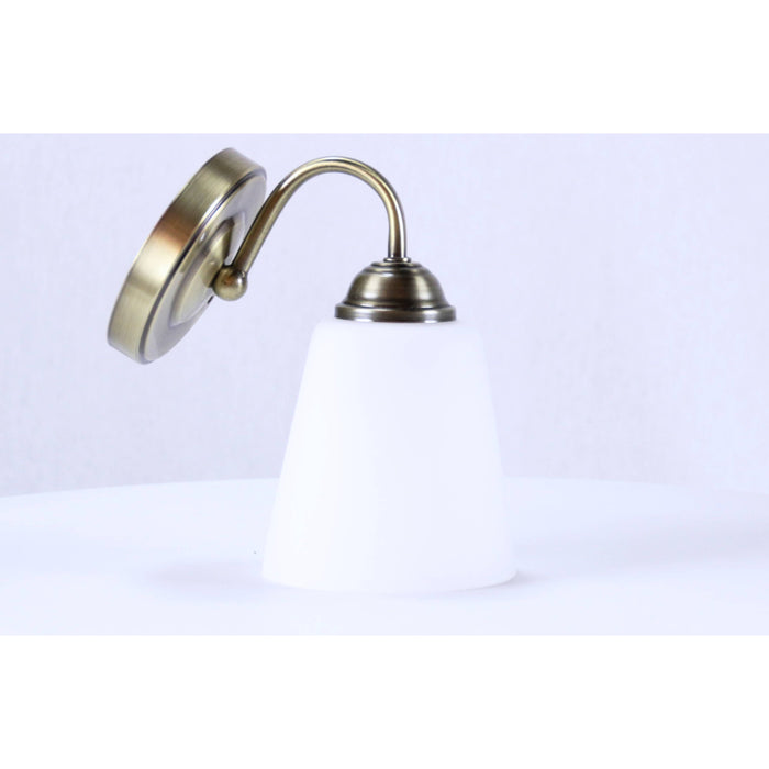 LAMP. PARED BRONCE ANTIGUO 1L E27 60W