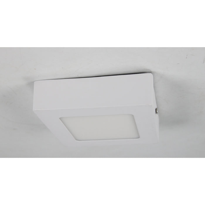 LAMP LED TECHO CUADRADA BLANCA 6W 4000K