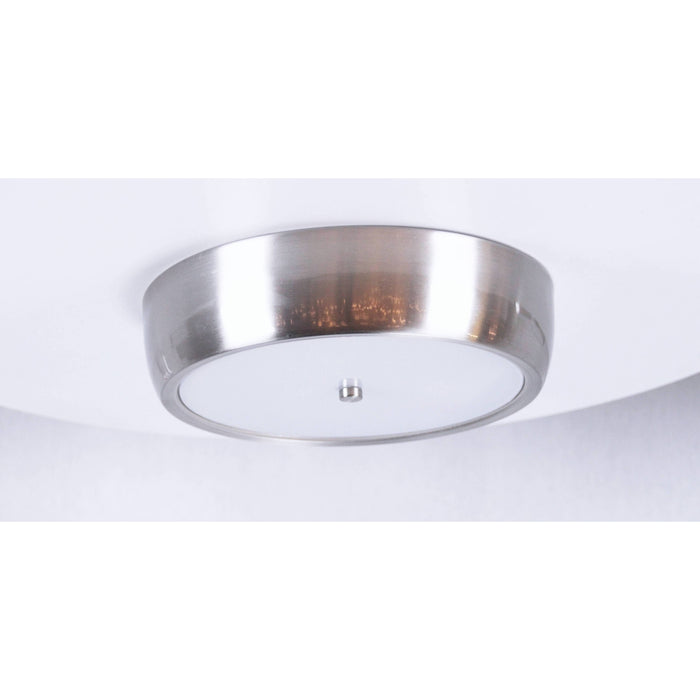 LAMP. TECHO NIQUEL SATINADO 1L E27 60W