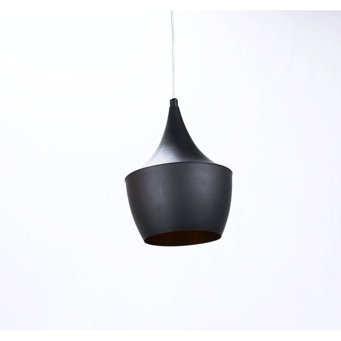 LAMP. COLGANTE NEGRO 1L E27 60W