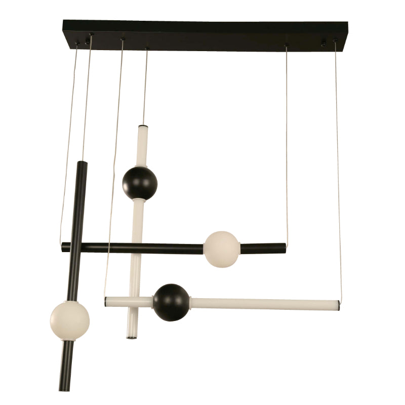 LAMP. LED COLGANTE NEGRO 1L 50W 100-277V 3000K
