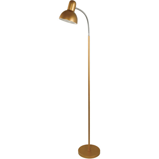 LAMP. PIE DORADO Y CROMO 1L E27 60W 120V