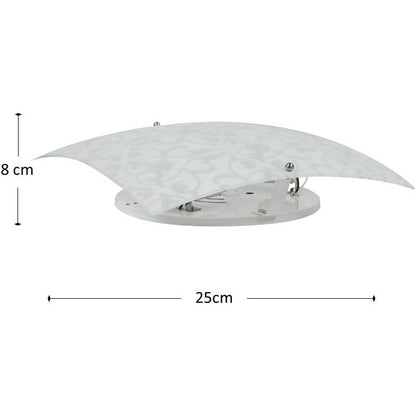 LAMP. TECHO NIQUEL SATINADO 1L E27 60W