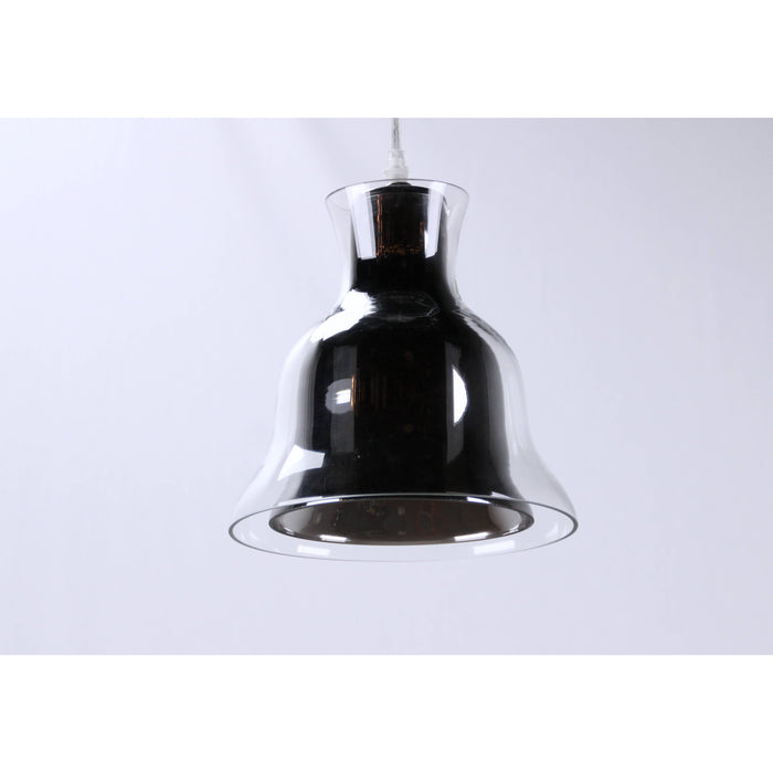 LAMP. COLGANTE NÍQUEL SATINADO 1L E27 60W