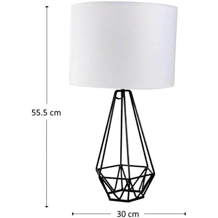 Lámpara Mesa Negro 1L E26 60W