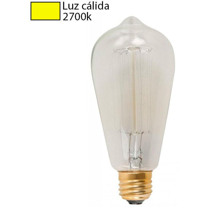 BOMBILLO INCANDESCENTE ST64 E27 60W 2700K