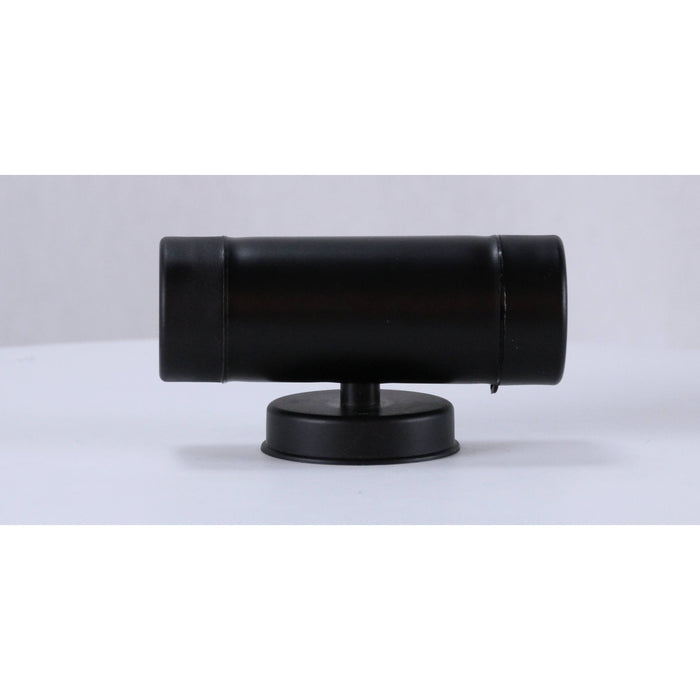 LAMP. EXT. PARED NEGRO 2L GU10 3W I/B LED