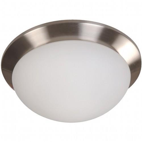LAMP. TECHO NIQUEL SATINADO 1L E27 40W