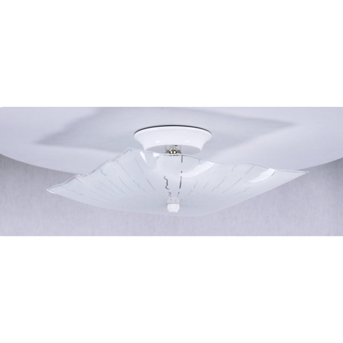 LAMP. TECHO BLANCO 2L E27 60W