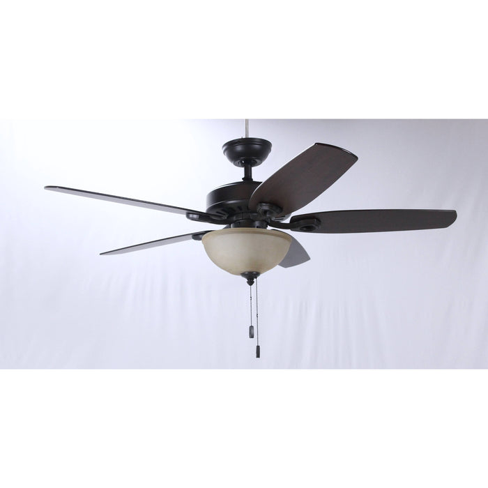 VENTILADOR DE TECHO BUILDER DELUXE BRONCE 52" 2L E27 9W