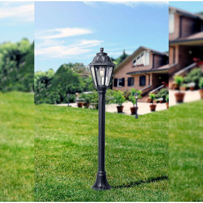 LAMP. EXT. POSTE MIZAR/ANNA NEGRO 1L E27 6W (I/B)