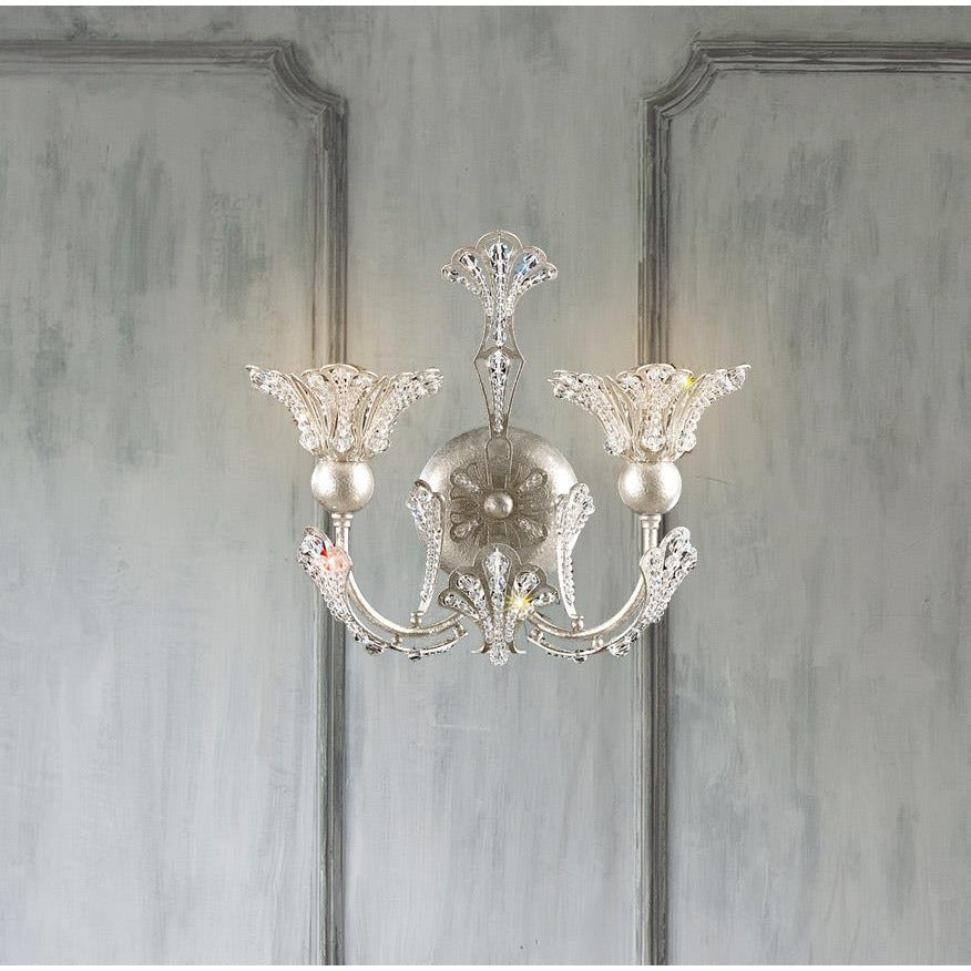 LAMP. PARED CRISTAL RIVENDELL 2L E12 40W
