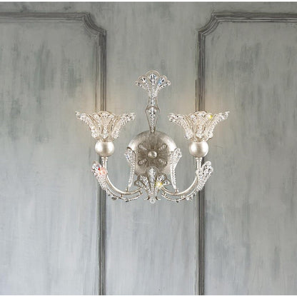 LAMP. PARED CRISTAL RIVENDELL 2L E12 40W