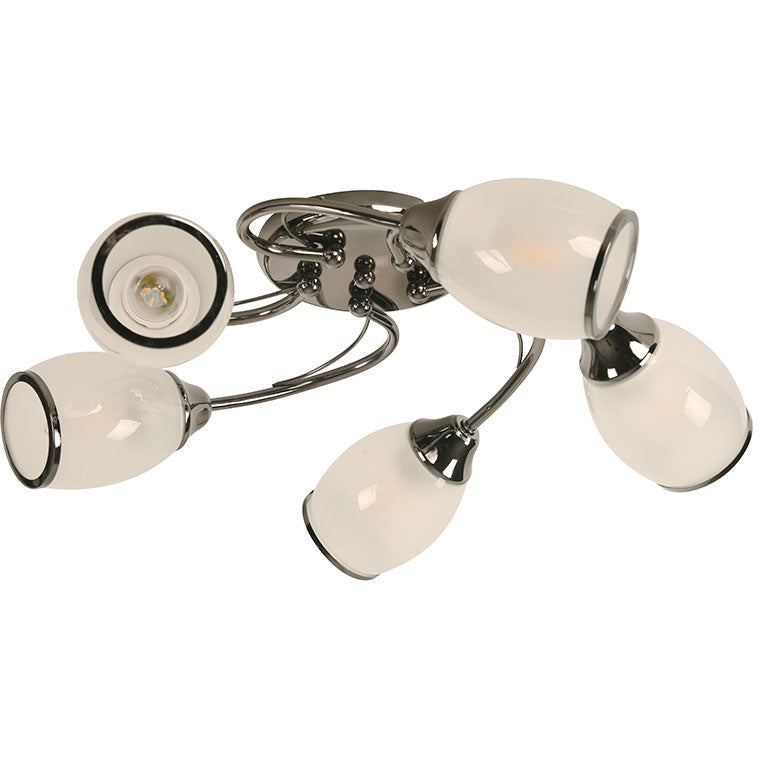 LAMP. TECHO NEGRO 5L E27 40W