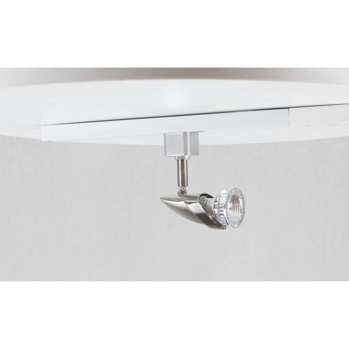 LAMP. TECHO RIEL NÍQUEL SATINADO 1L GU10 50W