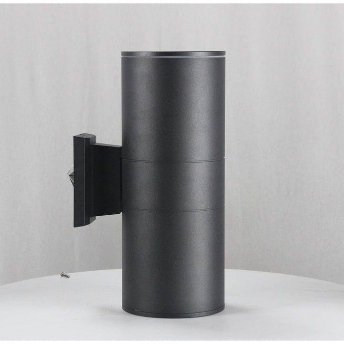 LAMP. EXT. PARED NEGRO 2L E27 100W