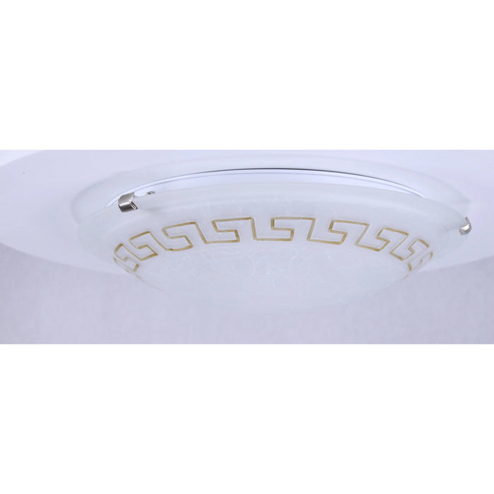 LAMP. TECHO NIQUEL SATINADO 1L E27 60W (N/B)
