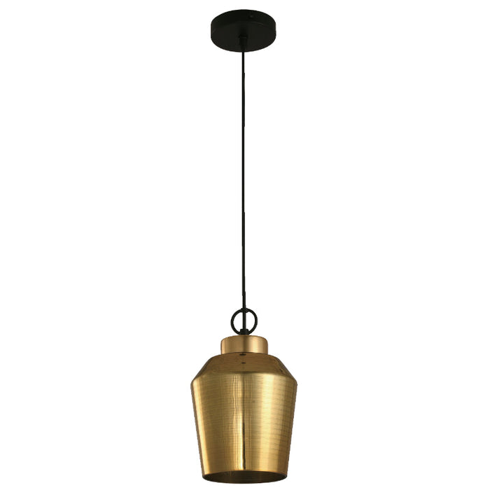 LAMP. COLGANTE NEGRO 1L E27 60W