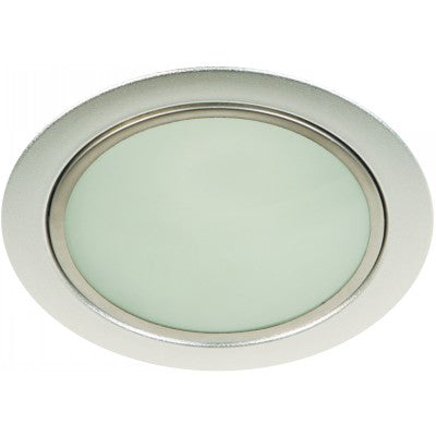 LAMP.TECHO GU15*1L*8W (I/B) ACAB. ALUMINIO
