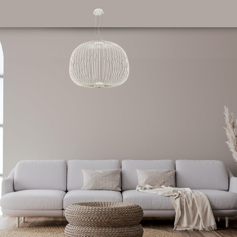 LAMP. COLGANTE BLANCO 1L GU10 50W