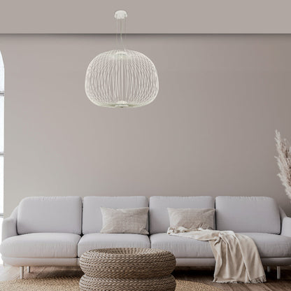 LAMP. COLGANTE BLANCO 1L GU10 50W
