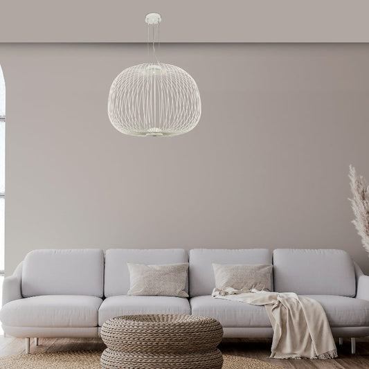 LAMP. COLGANTE BLANCO 1L GU10 50W