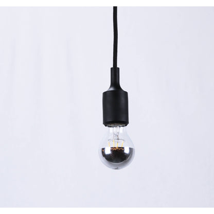 LAMP. COLGANTE NEGRO 1L E27 60W