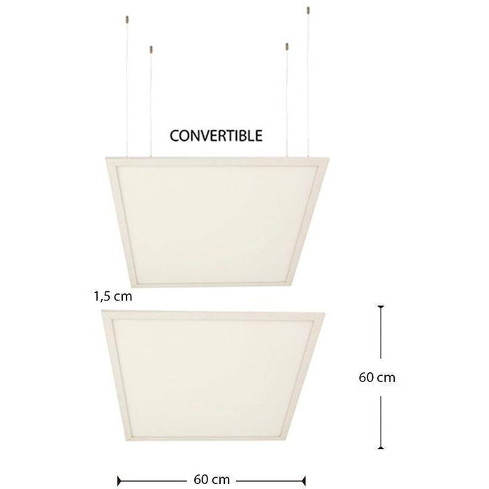 LAMP. LED TECHO BLANCO 1L 48W 100-277V 6000K (CONVERTIBLE)