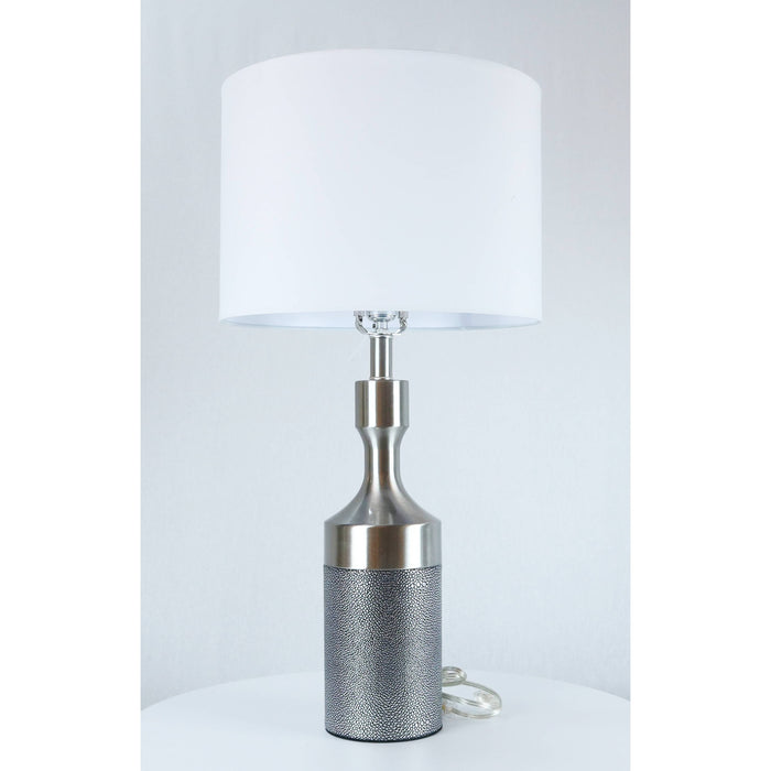 LAMP. MESA PLATEADO 1L E27 100W