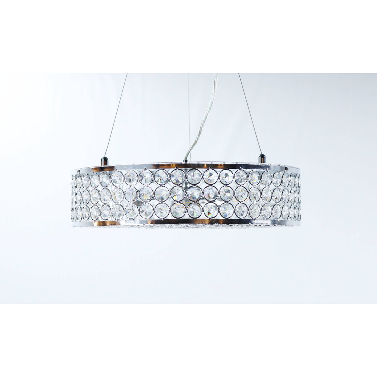 LAMP. COLGANTE CROMO 3L E14 40W (CONVERTIBLE)