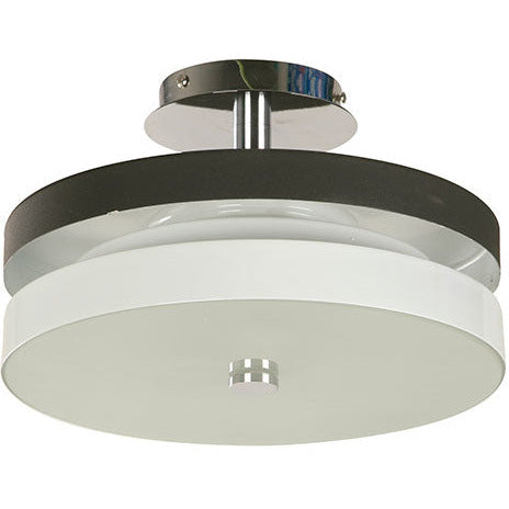 LAMP. TECHO CROMO 3L E14 60W