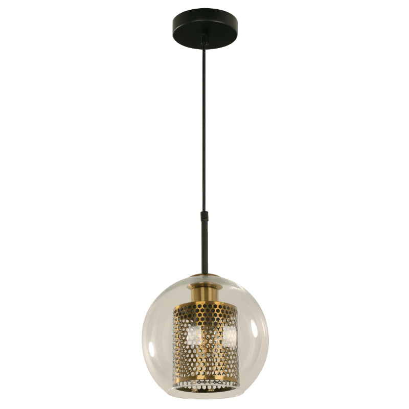 LAMP. COLGANTE NEGRO 1L E27 40W