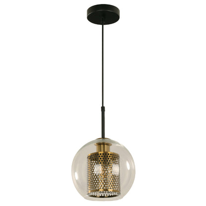 LAMP. COLGANTE NEGRO 1L E27 40W